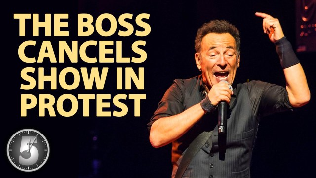 Springsteen - Cancels Show