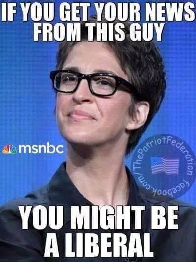 TRUMP - tax returns (Rachel Maddow meme - fake news)
