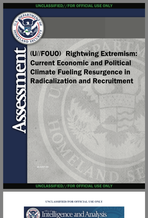 RIGHTWING EXTREMISM - DHA (April 2012)