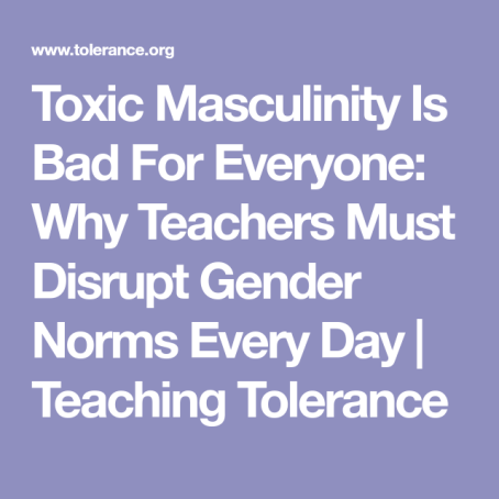 toxic masculinity