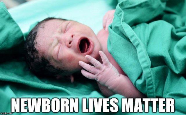MEME - NEWBORN LIVES MATTER
