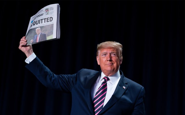 TRUMP - ACQUITTED (Times of Israel)